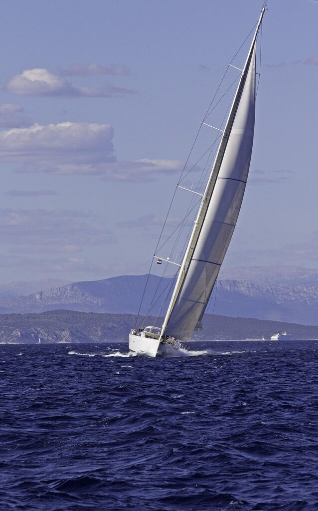 sailing, sea, water, yacht, wind, nautical, nature, sail boat, blue boat