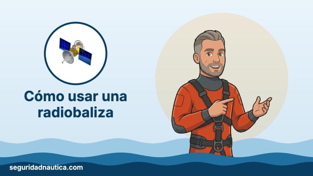 Ilustración: Cómo usar una radiobaliza — Seguridad Náutica
