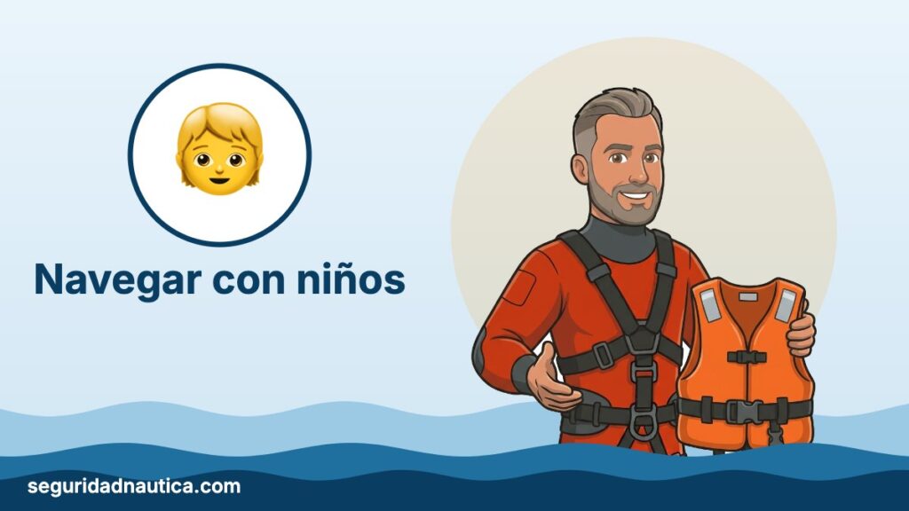 Ilustración: Navegar con niños — Seguridad Náutica